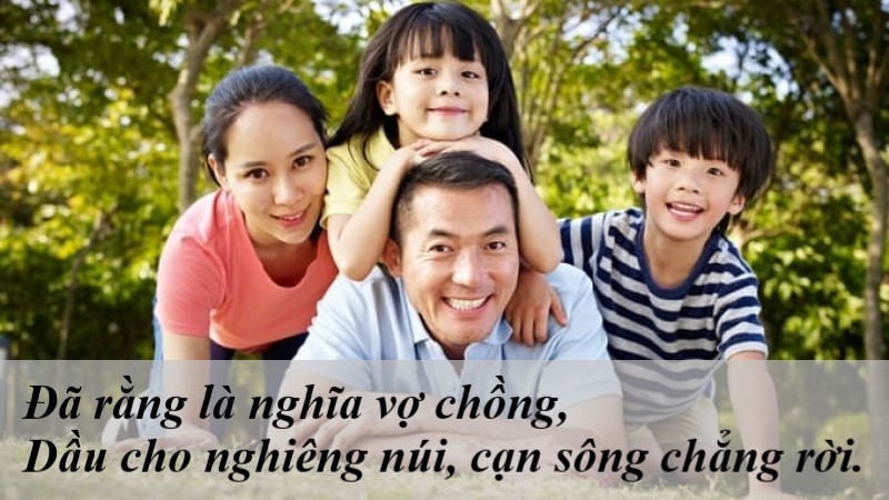 thành ngữ nói về gắn kết mái ấm