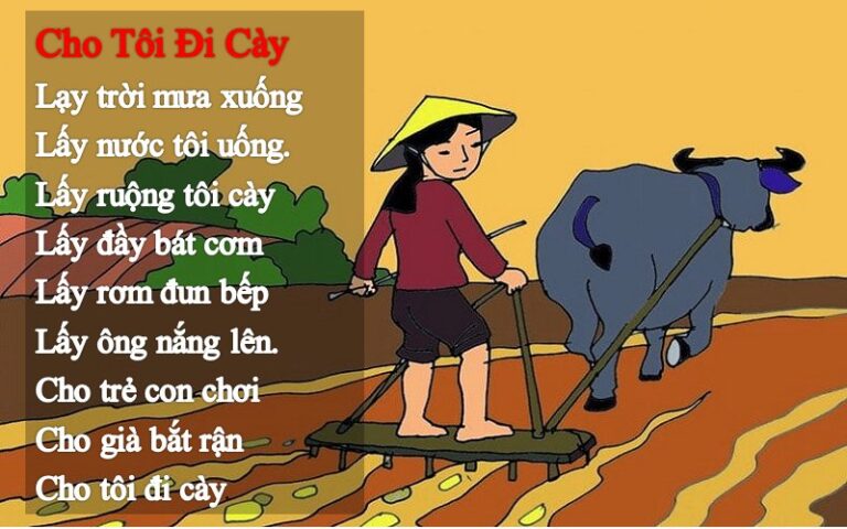 Đồng dao cho tôi đi cày