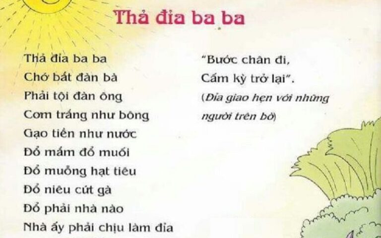 Thả đỉa ba ba