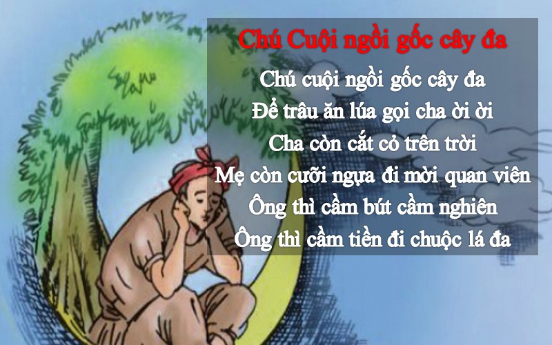 Chú cuội ngồi gốc cây đa