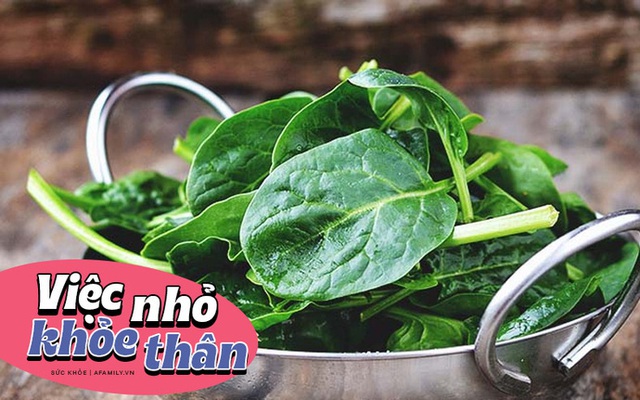 Cải bó xôi và những lưu ý khi sử dụng