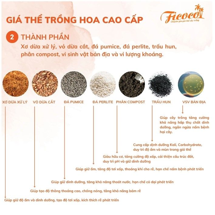 So sánh các loại giá thể trồng cây: Xơ dừa, mùn hữu cơ, đá bọt,...