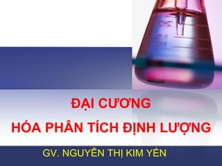 Phương pháp phân tích hóa học vô cơ: Định tính và định lượng