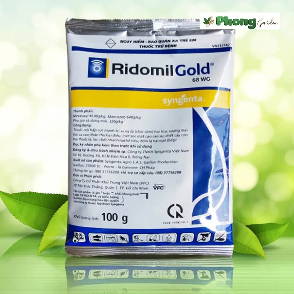 Hướng dẫn sử dụng Ridomil Gold: Liều lượng và cách pha chế hiệu quả