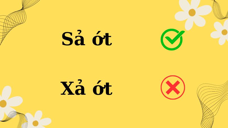 Sả ớt hay xả ớt