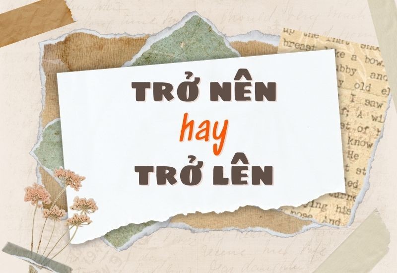 trở nên hay trở lên