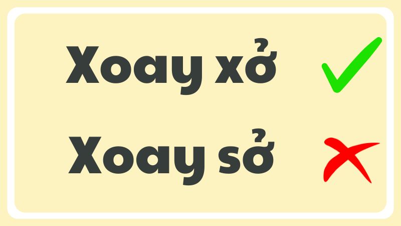 Xoay sở hay xoay xở từ nào đúng chính tả