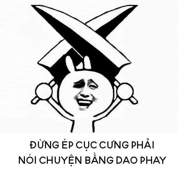 Biểu cảm cực gắt với meme chửi người