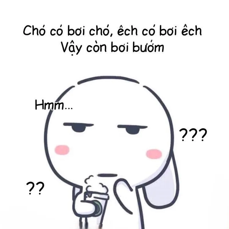 Meme thỏ 7 màu làm giang hồ này trông thật chất, một hình ảnh đầy phong cách.