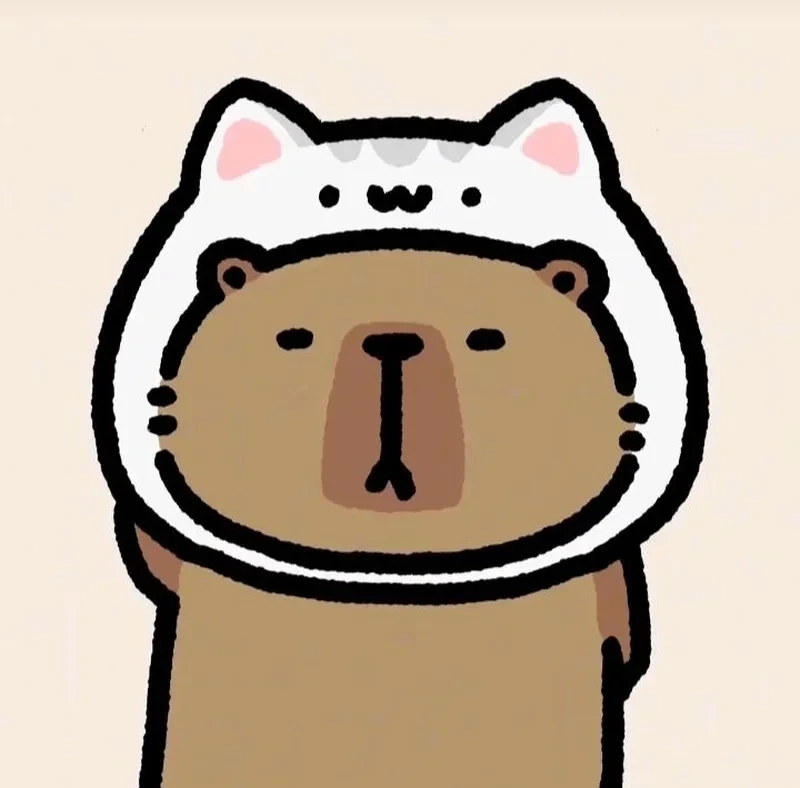 Capybara anime meme độc đáo và thú vị không đụng hàng