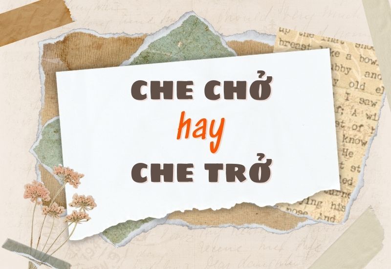 Che chở hay che trở