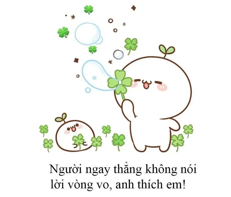 Meme yêu anh ngộ nghĩnh, thích hợp để gửi người ấy