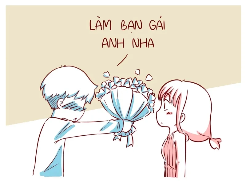 Meme mèo tặng hoa ngọt ngào, biểu cảm siêu dễ thương