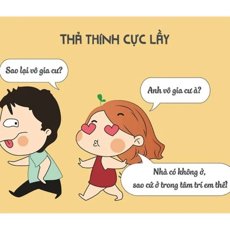 Lời bày tỏ ngọt ngào từ meme yêu em