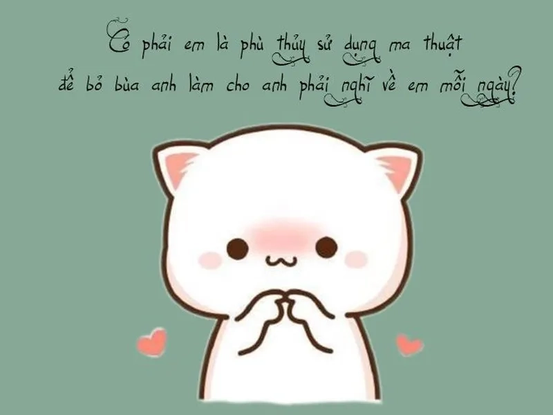 Meme hình ảnh tỏ tình crush cute siêu đáng yêu