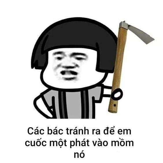 Biểu cảm đáng yêu trong meme tức á