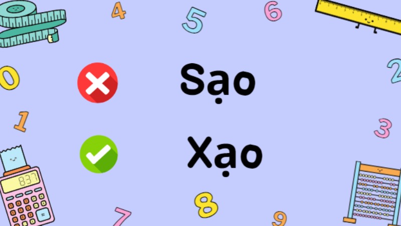 sạo hay xạo