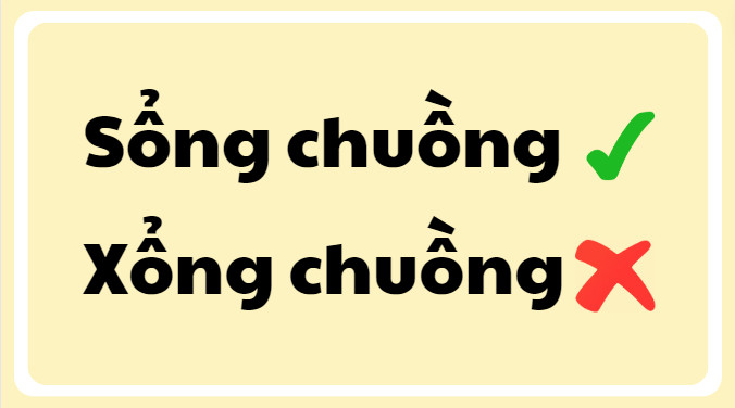 sổng chuồng hay xổng chuồng