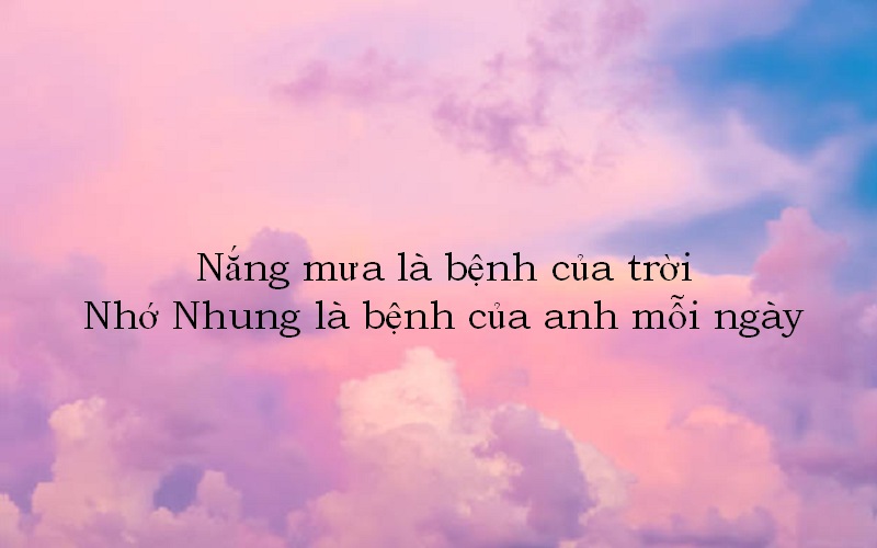 Thả thính tên Nhung