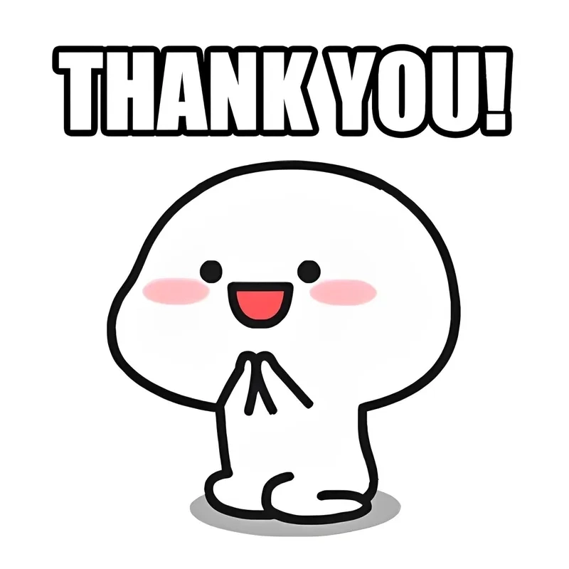 Thank you and good luck meme mang đến lời chúc tốt đẹp đầy dễ thương và vui nhộn.