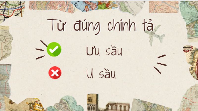 u sầu hay ưu sầu