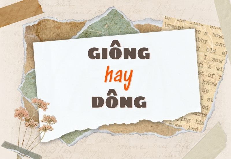 giông hay dông