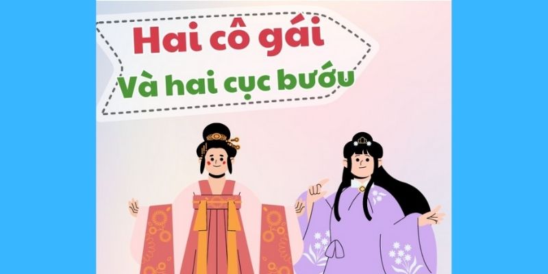 hai cô gái và hai cục bướu