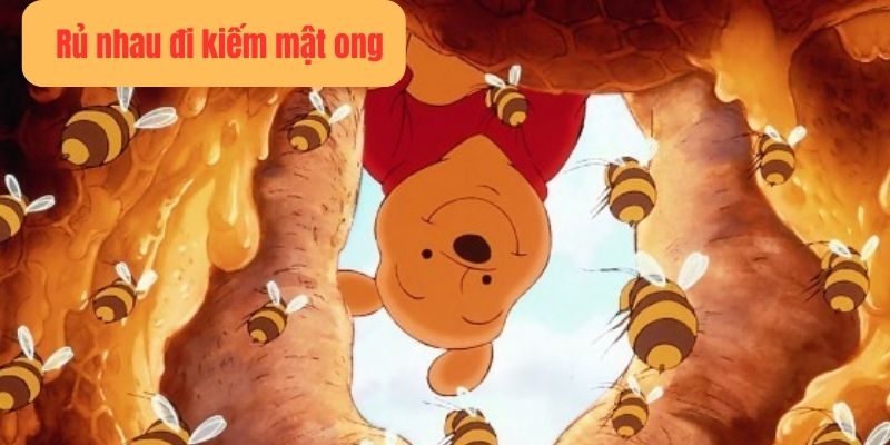 rủ nhau đi kiếm mật ong