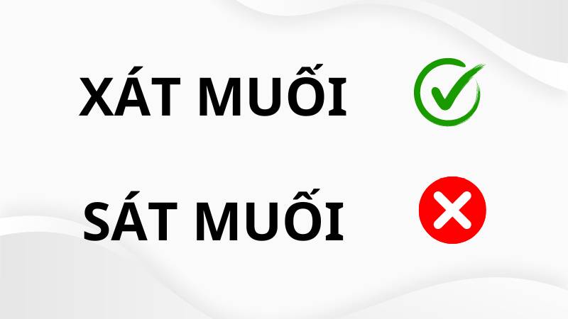 xát muối hay sát muối