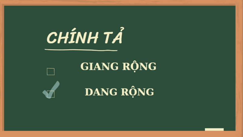 dang rộng là gì 