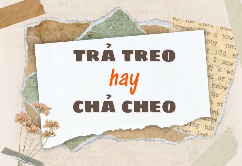 trả treo hay chả cheo